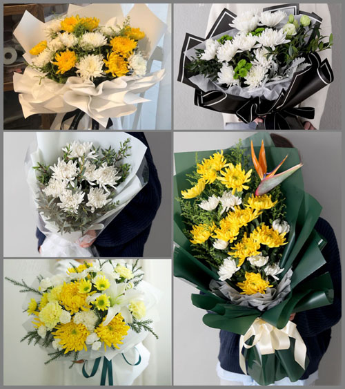 贵州遵义播州区泮水镇白事花束代送